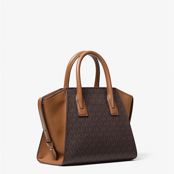 MICHAEL KORS
Avril Small Logo Top-Zip Satchel
Brown 
NWT - Picture 2 of 4